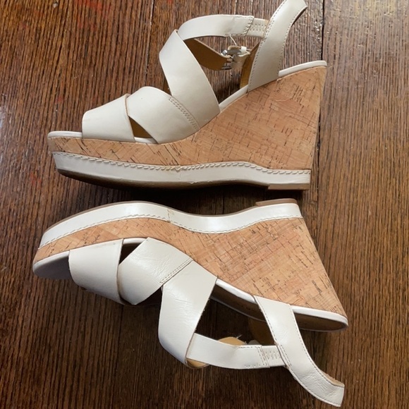 Franco Sarto white wedges size 8.5 US - Picture 12 of 16